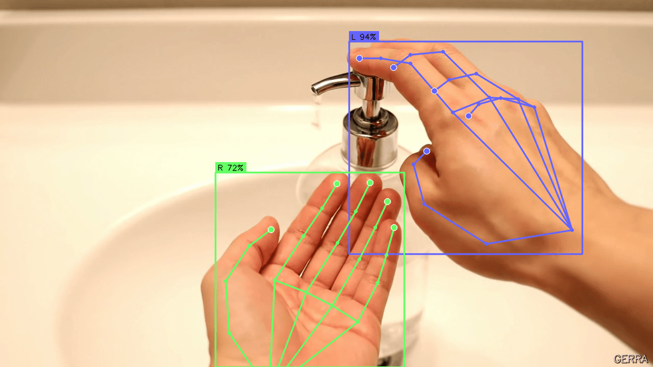 Dispensing Soap, annotated frame
