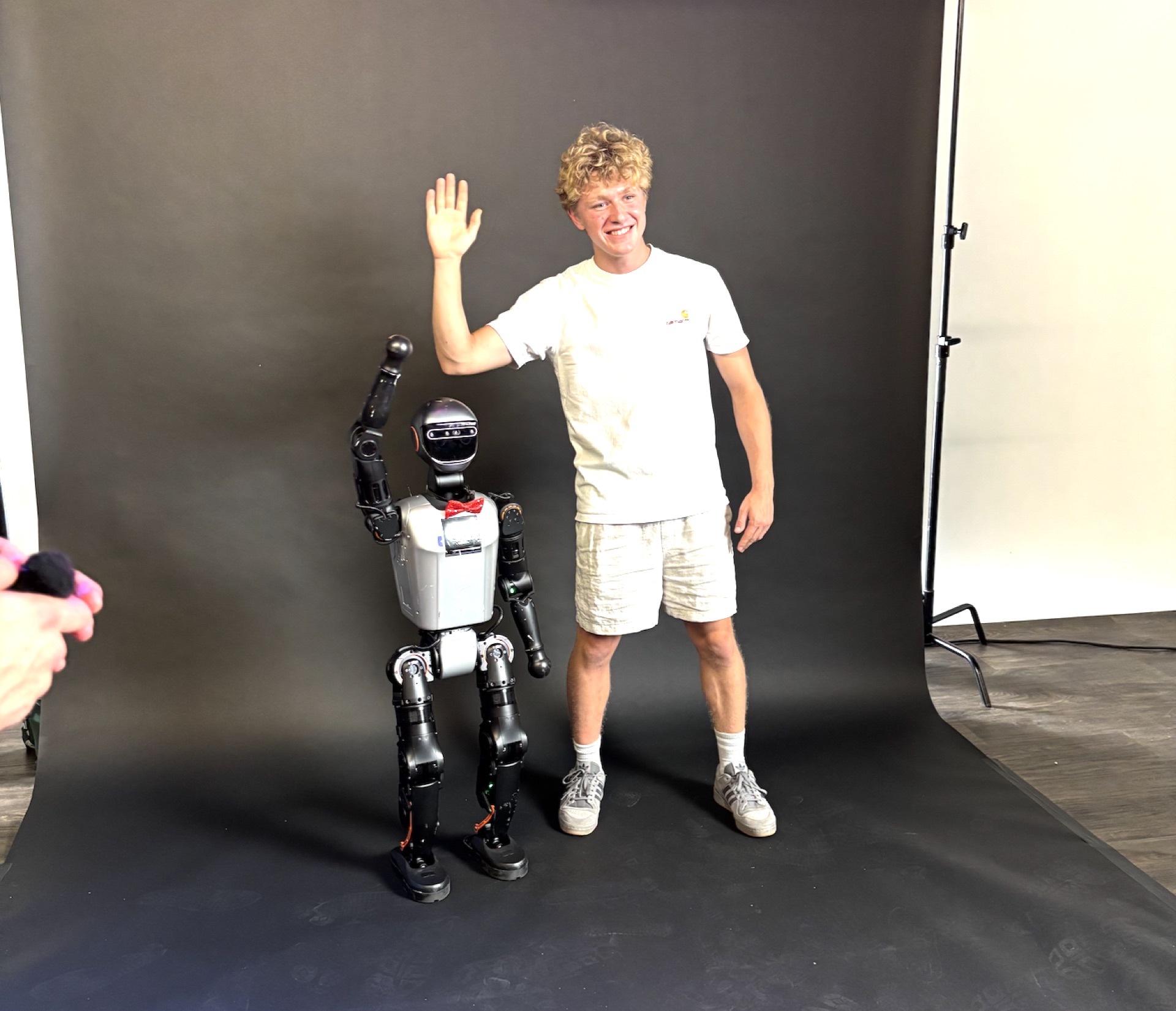 Robot configured for trivia challenge
